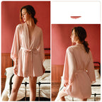 Long Nightgown Bridal Dressing Gown Home Service Suit