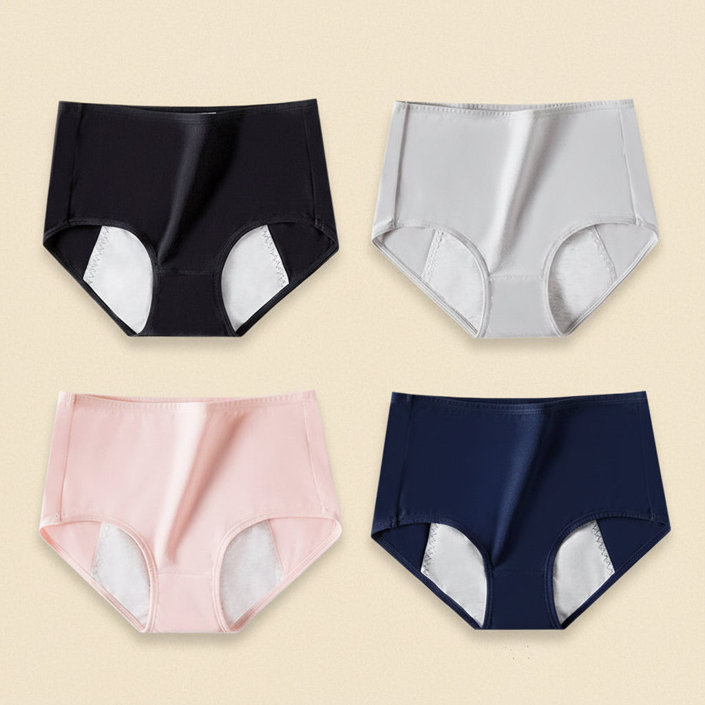 Menstrual period breathable cotton aunt safety pants