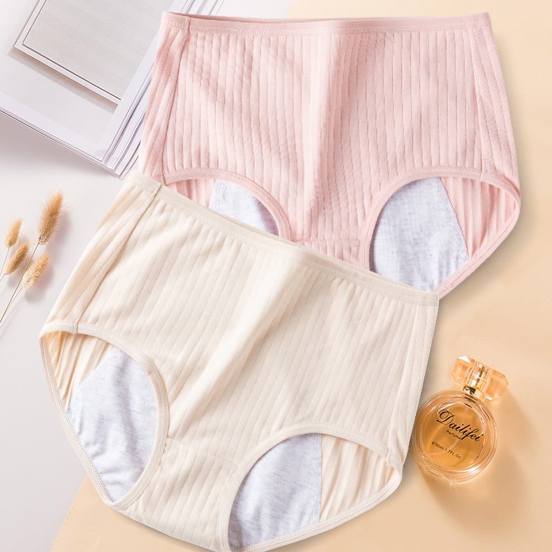 Menstrual period breathable cotton aunt safety pants