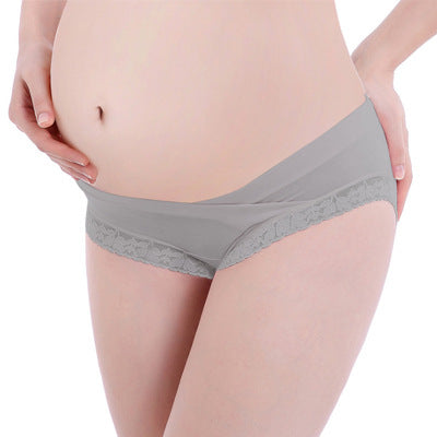 Maternity low-rise cotton underwear