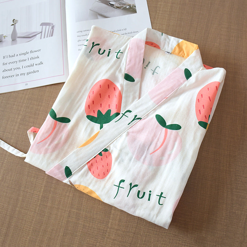 Japanese kimono dressing gown breastfeeding clothes