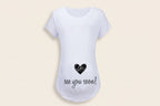 Women T-Shirts Slim Maternity Funny Letter Tops O-Neck Pregnancy Women