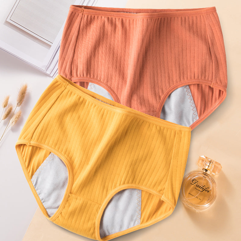 Menstrual period breathable cotton aunt safety pants