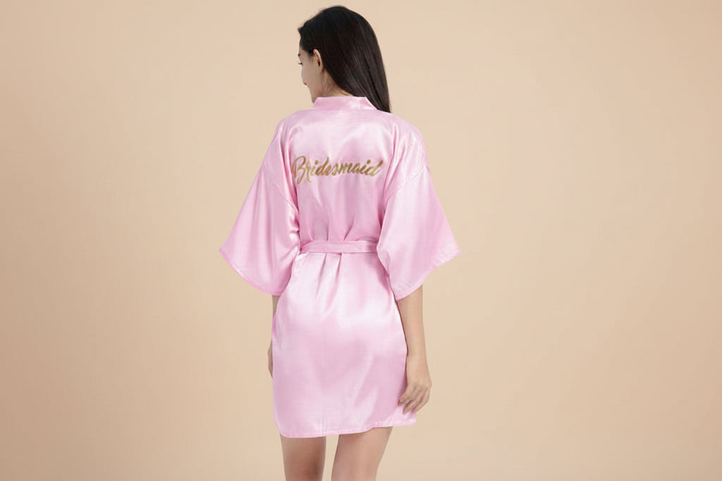 Bridesmaid dressing gown