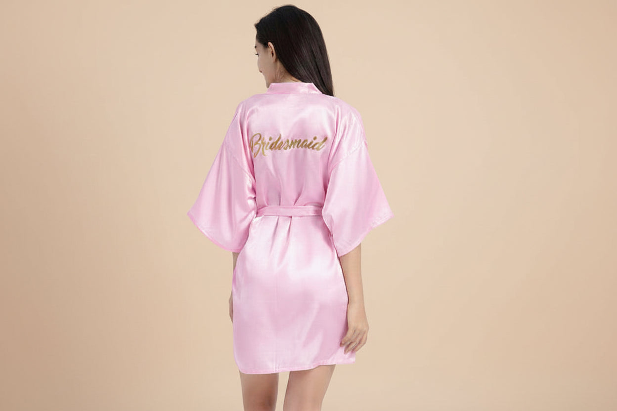 Bridesmaid dressing gown