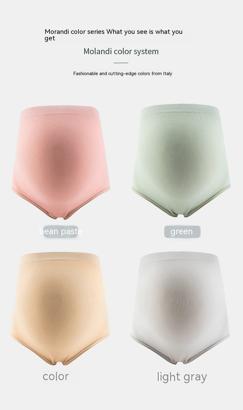 Thin Breathable Cotton Crotch Belly Support Postpartum Pregnant Women Seamless Underwear