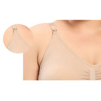 Maternity bra underwear with high elastic nursing vest
