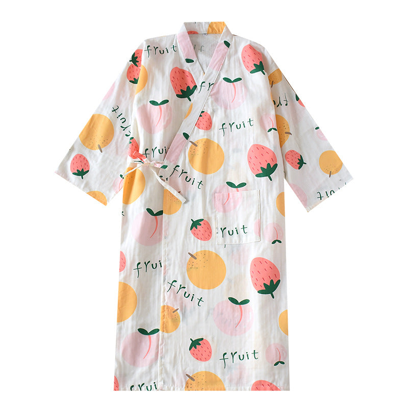 Japanese kimono dressing gown breastfeeding clothes