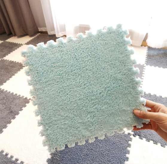 Household Plush Splicing Blocks Thickened Floor Shop Foam Mats