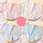 Menstrual period breathable cotton aunt safety pants