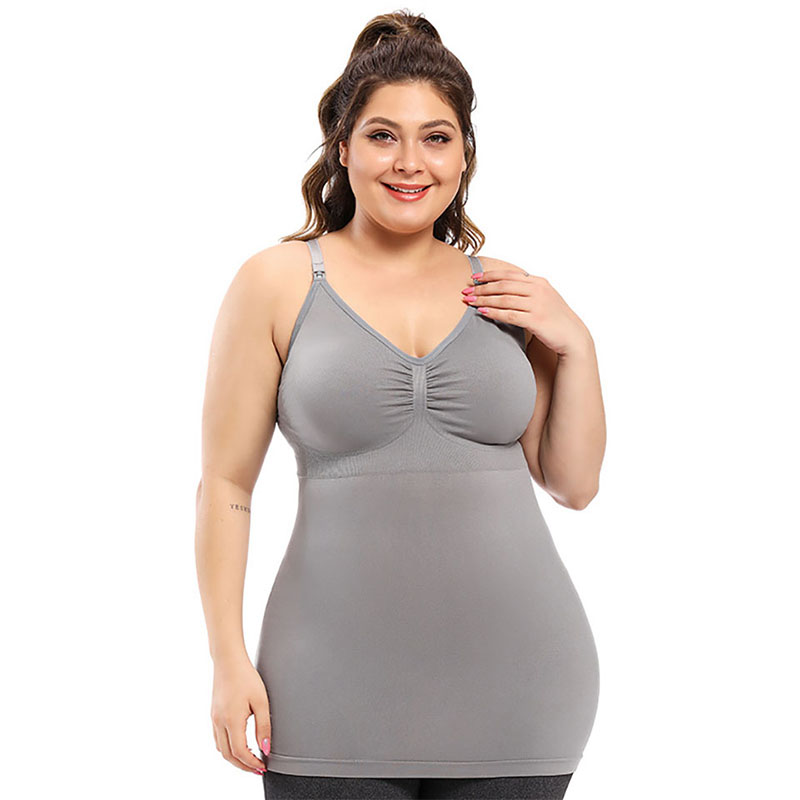 Maternity bra underwear with high elastic nursing vest