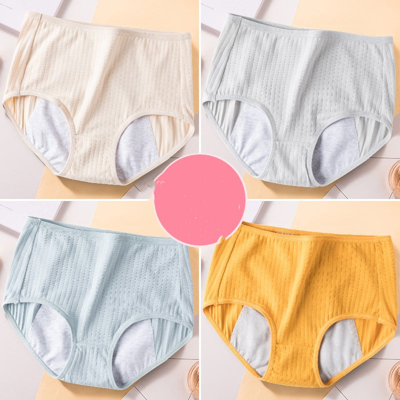 Menstrual period breathable cotton aunt safety pants