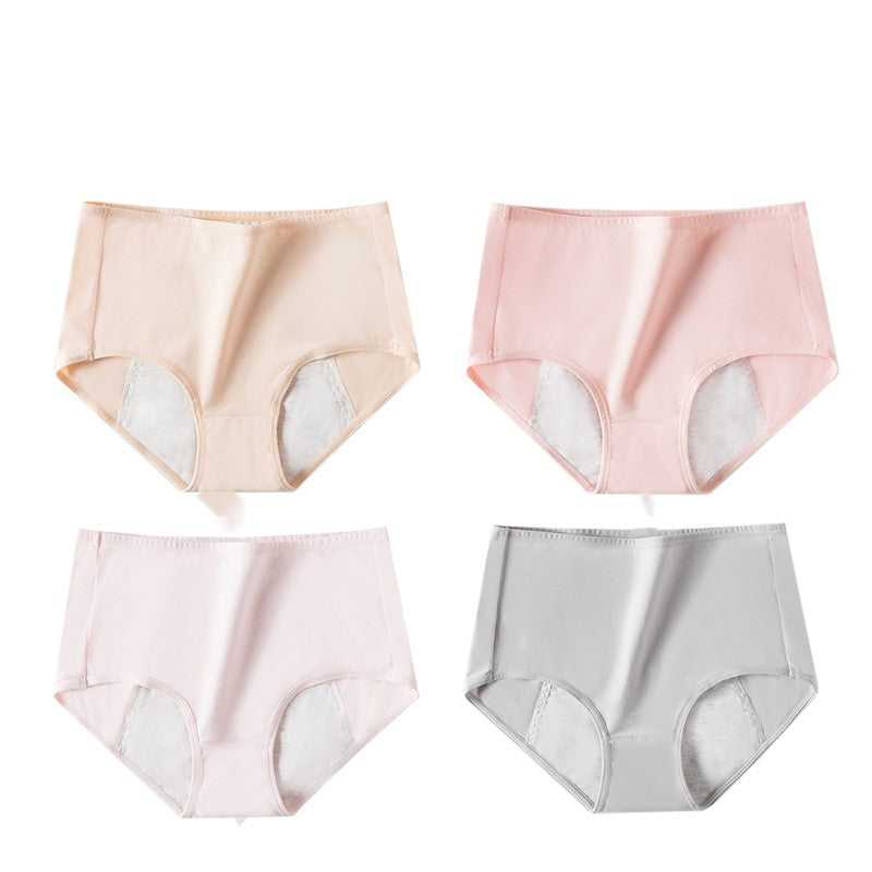 Menstrual period breathable cotton aunt safety pants