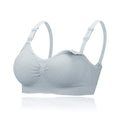 Maternity Unwired Front Buckle Seamless Nursing Bra