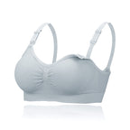 Maternity Unwired Front Buckle Seamless Nursing Bra