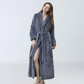 Dressing Gown Women Winter Warm Bathrobe Pajamas