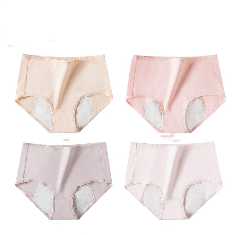 Menstrual period breathable cotton aunt safety pants