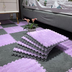 Household Plush Splicing Blocks Thickened Floor Shop Foam Mats