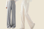 Slimming Slim-fit Ice Silk Pregnant Women Bell-bottom Pants