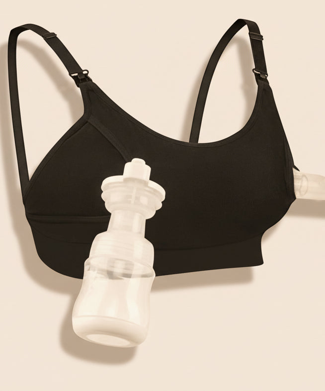 Hands-free Adjustable Breast Pumping Bra Without Rims