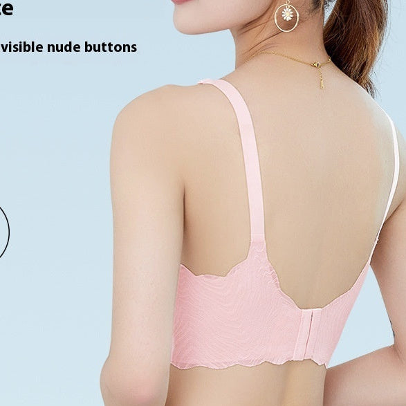 Women's Wireless Lace Nursing Bra